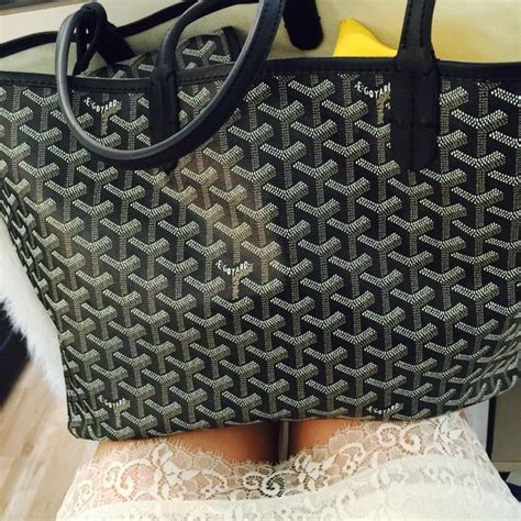 black replica goyard tote|authentic goyard tote.